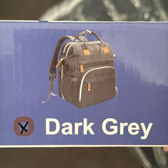 Diaper Bag Backpack Waterproof Large Capacity ChangingPad USB Charging Port NEW - Picture 5 of 10